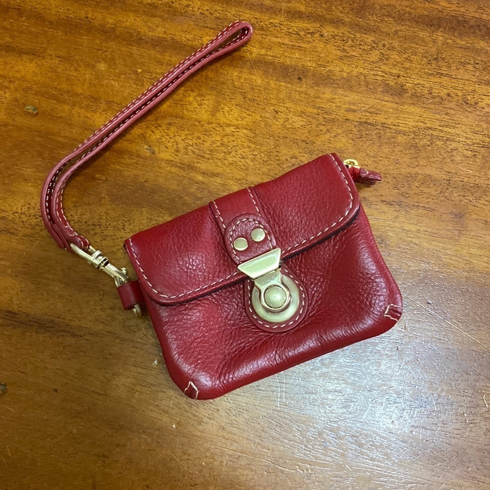 Wallet Red Wristlet